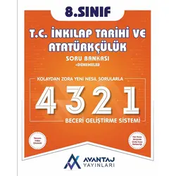Avantaj 8. Sınıf T.C.İnkılap Tarihi ve Atatürkçülük Soru Bankası ve Deneme