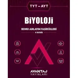 Avantaj TYT AYT Biyoloji Konu Fasikülleri