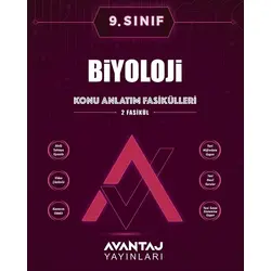 Avantaj 9. Sınıf Biyoloji Konu Anlatım Fasikülleri