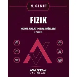 Avantaj 9. Sınıf Fizik Konu Anlatım Fasikülleri