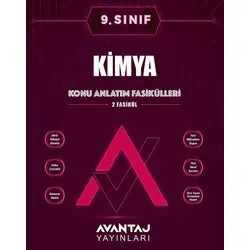 Avantaj 9. Sınıf Kimya Konu Anlatım Fasikülleri 2024 ÖNCESİ MÜFREDAT