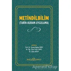 Metindilbilim - Şekip Aktay - Doğu Kitabevi