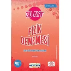 Okyanus AYT Fizik 30 Denemeleri
