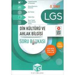 2021 8. Sınıf LGS Din Kültürü ve Ahlak Bilgisi Soru Bankası KD Yayınları