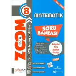 8.Sınıf LGS Matematik Zoom Serisi Soru Bankası Günay Yayınları