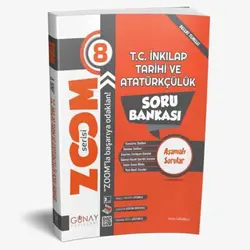 Günay 8. Sınıf TC İnkılap Tarihi ve Atatükçülük Zoom Soru Bankası
