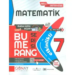7.Sınıf Matematik Etkinlikli Bumerang Serisi Günay Yayınları