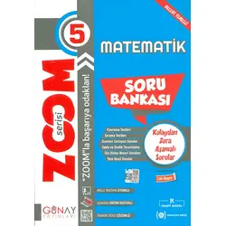 5.Sınıf Matematik Zoom Soru Bankası Günay Yayınları