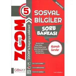 5.Sınıf Sosyal Bilimler Zoom Soru Bankası Günay Yayınları