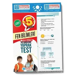 5. Sınıf Fen Bilimleri Video Çözümlü Yaprak Test - Kolektif - Evrensel İletişim Yayınları
