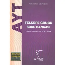 AYT Felsefe Grubu Soru Bankası Karekök Yayınları