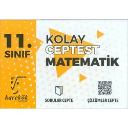 Karekök 2021 11. Sınıf Matematik Kolay Cep Test