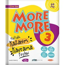 Kurmay ELT More and More English 3 Haftalık Kazanım Kavrama Föyleri