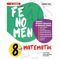 Gama 8. Sınıf Matematik Fenomen Üçgenler, Dönüşüm Geometrisi ve Geometrik Cisimler 6. Fasikül