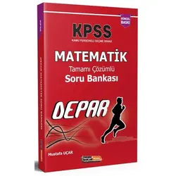Kariyer Meslek 2021 KPSS Matematik DEPAR Soru Bankası Çözümlü - Mustafa Uçar