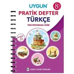 Sadık Uygun 8. Sınıf Türkçe Pratik Defter