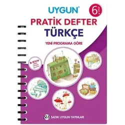 Sadık Uygun 6. Sınıf Türkçe Pratik Defter