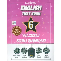 6.Sınıf İngilizce Yıldızlı Soru Bankası Deniz Yıldızı Yayınları