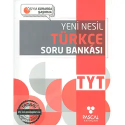 TYT Türkçe Soru Bankası Pascal Yayınları