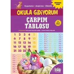 Çarpım Tablosu - Okula Gidiyorum - Kolektif - Halk Kitabevi