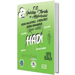 8. Sınıf Hadi Serisi T.C. İnkılap Tarihi Etkinlikli Soru Bankası Fi Yayınları