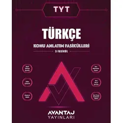 Avantaj TYT Türkçe Konu Anlatım Fasikülleri