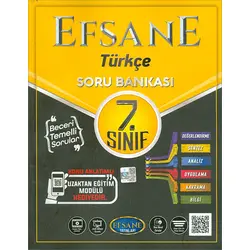 Efsane 2021 7.Sınıf Türkçe Soru Bankası