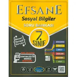Efsane 2021 7.Sınıf Sosyal Bilgiler Soru Bankası