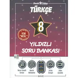 8.Sınıf Türkçe Yıldızlı Soru Bankası Deniz Yıldızı Yayınları