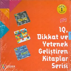 IQ Dikkat ve Yetenek Geliştiren Kitaplar Serisi 7-9 Yaş Level 1 - Tüzder