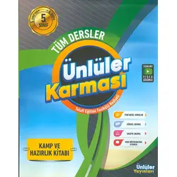 5.Sınıf Tüm Dersler Ünlüler Karması Kamp ve Hazırlık Kitabı