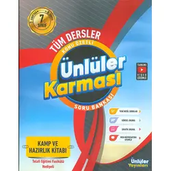 7.Sınıf Tüm Dersler Ünlüler Karması Kamp ve Hazırlık Kitabı