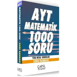 Çapa 2021 YKS AYT Matematik Soru Bankası 1000 Soru