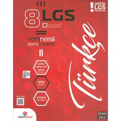 8.Sınıf LGS Türkçe Video Konu Anlatım ve Çözümlü Soru Bankası Sistemplus Yayınları