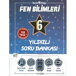 6.Sınıf Fen Bilimleri Yıldızlı Soru Bankası Deniz Yıldızı Yayınları