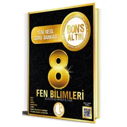 Levent İçöz 2021 8. Sınıf Fen Bilimleri Bons Altın Soru Bankası