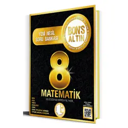 Levent İçöz 2021 8. Sınıf Matematik Bons Altın Soru Bankası
