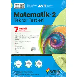 AYT Matematik-2 Tekrar Testleri Aydın Yayınları