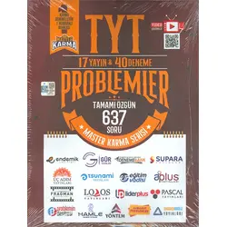 TYT Problemler 40 Deneme Master Karma Yayınları