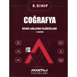Avantaj 9. Sınıf Coğrafya Konu Anlatım Fasikülleri 2024 öncesi müfredat