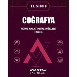 Avantaj 11. Sınıf Coğrafya Konu Anlatım Fasikülleri