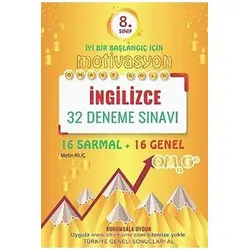 8. Sınıf İngilizce Gold 32 Deneme Omage Yayınları