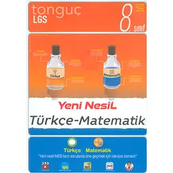 Tonguç 8.Sınıf Yeni Nesil Türkçe - Matematik