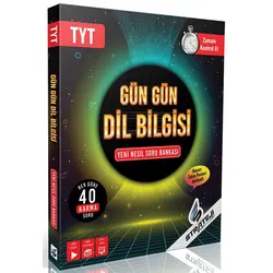 Strateji 2021 YKS TYT Gün Gün Dil Bilgisi Soru Bankası