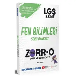 ZORR-O 8.Sınıf LGS Fen Bilimleri Soru Bankası - Hocalara Geldik