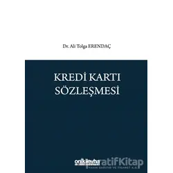 Kredi Kartı Sözleşmesi - Ali Tolga Erendaç - On İki Levha Yayınları
