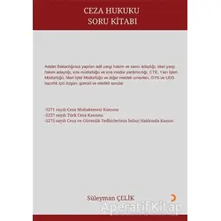 Ceza Hukuku Soru Kitabı - Süleyman Çelik - Cinius Yayınları