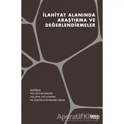 İlahiyat Alanında Araştırma ve Değerlendirmeler - Fevzi Rençber - Gece Kitaplığı