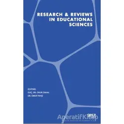 Research and Reviews in Educational Sciences - Onur Zahal - Gece Kitaplığı