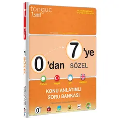 0’dan 7’ye Sözel Konu Anlatımlı Soru Bankası Tonguç Akademi
